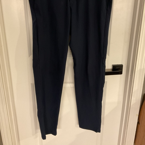 Lululemon - Commission Classic Fit Flat Front Pants - Navy Blue - Men’s 32x32 - Picture 2 of 16